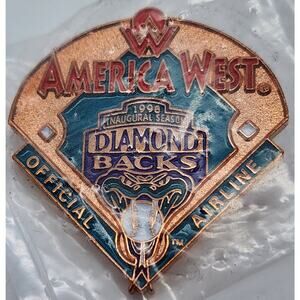 America West Airlines Diamond Backs Inaugural Season Official Airlines Pin
